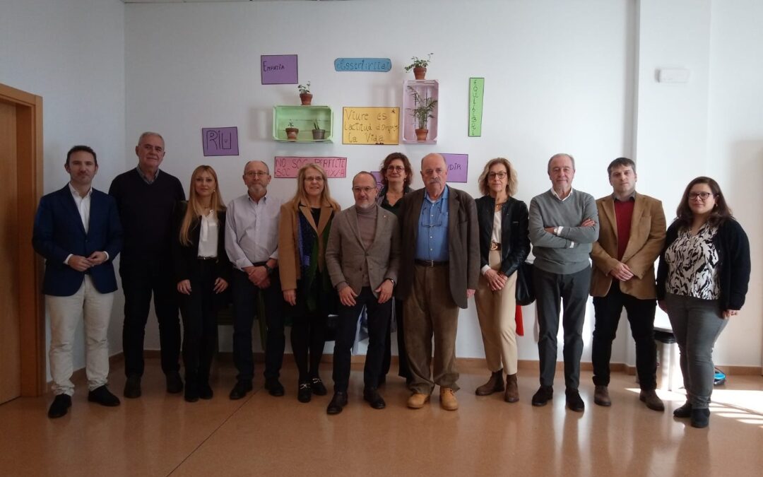Visita del M.H Conseller de la Generalitat, Sr. Carles Campuzano a la Fundació Vimar